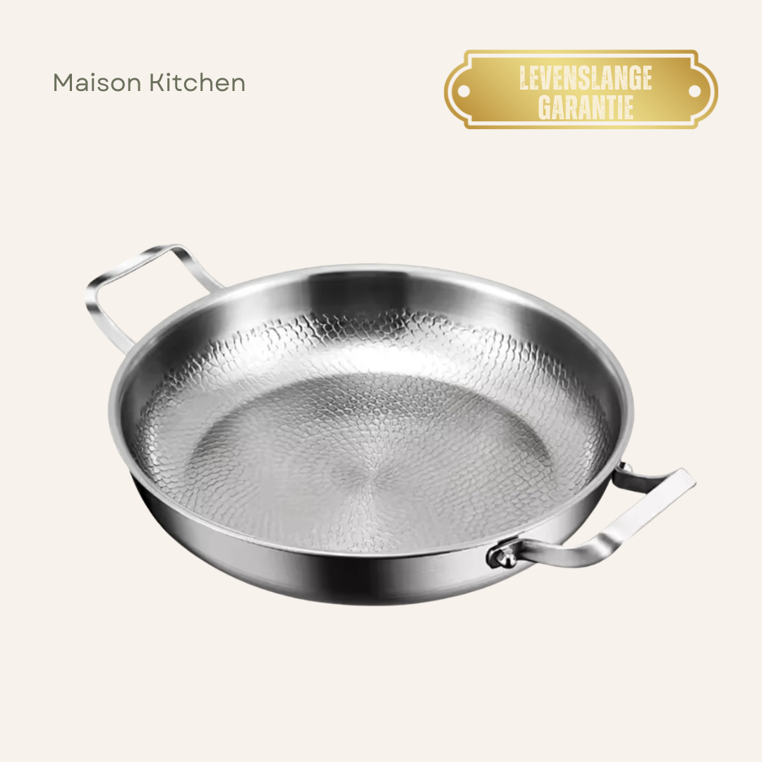 Titanium Sauteerpan met Twee Handgrepen