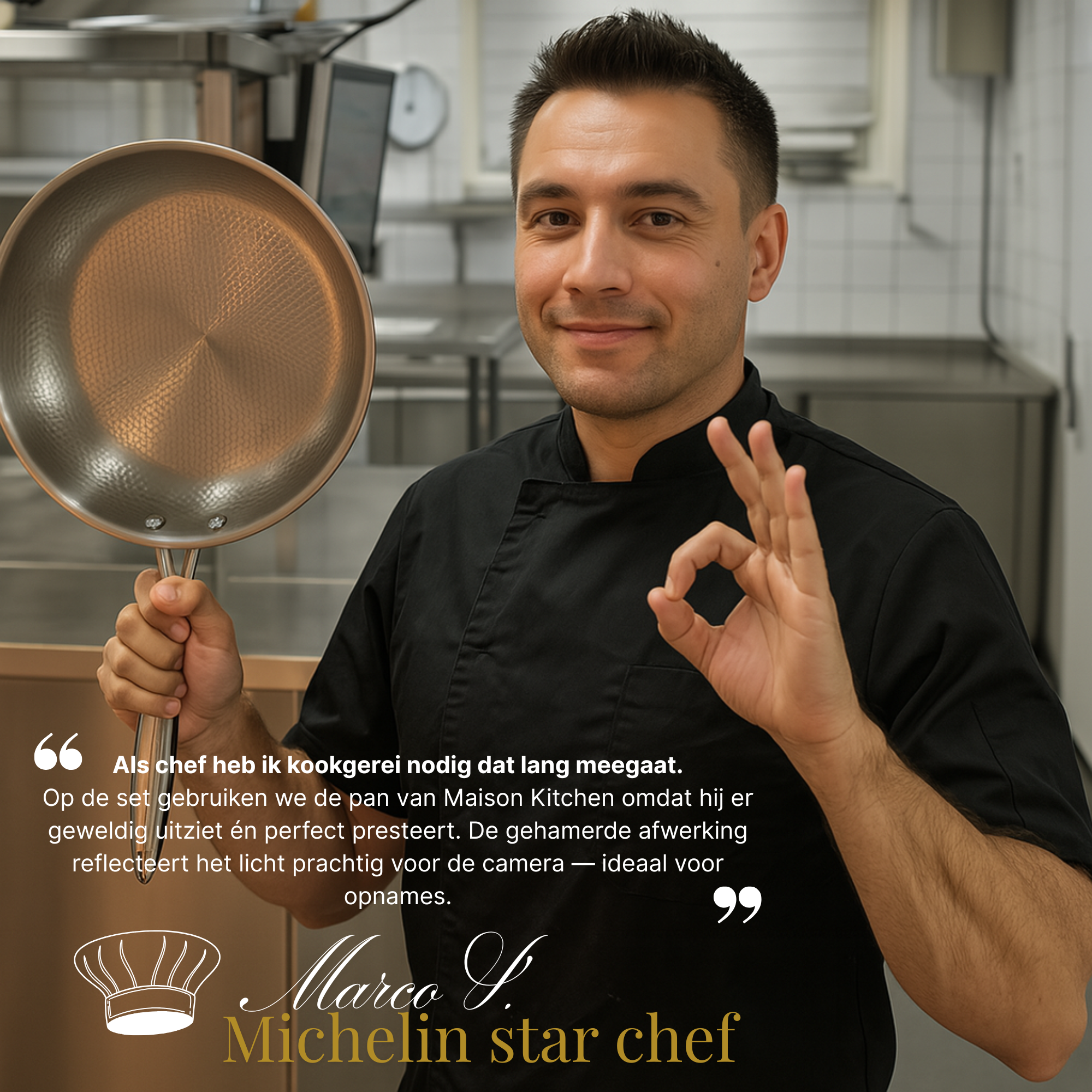 Titanium Gehamerde Pan Pro