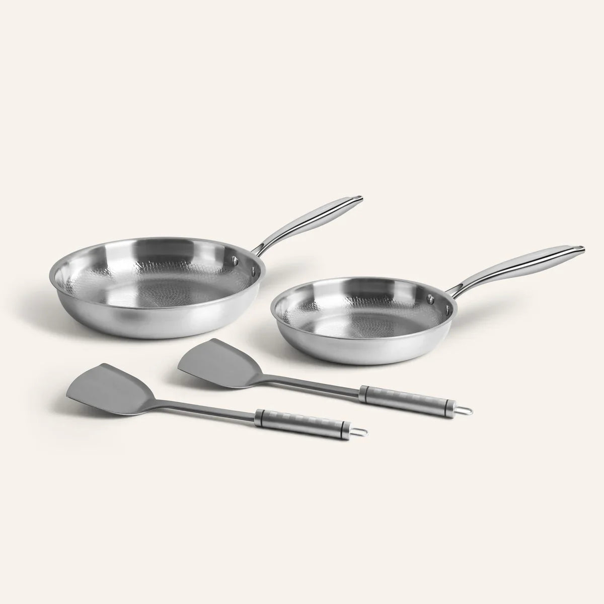 Titanium Gehamerde Pan Pro Duo Set