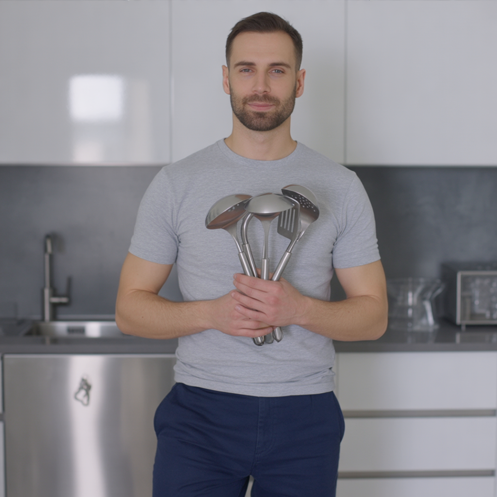 Titanium keukengerei (4-delig)